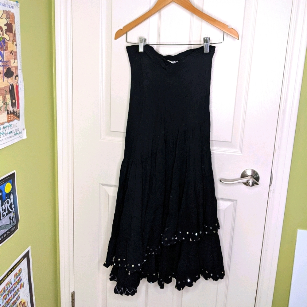 Asymmetrical Adjustable Wrap Skirt